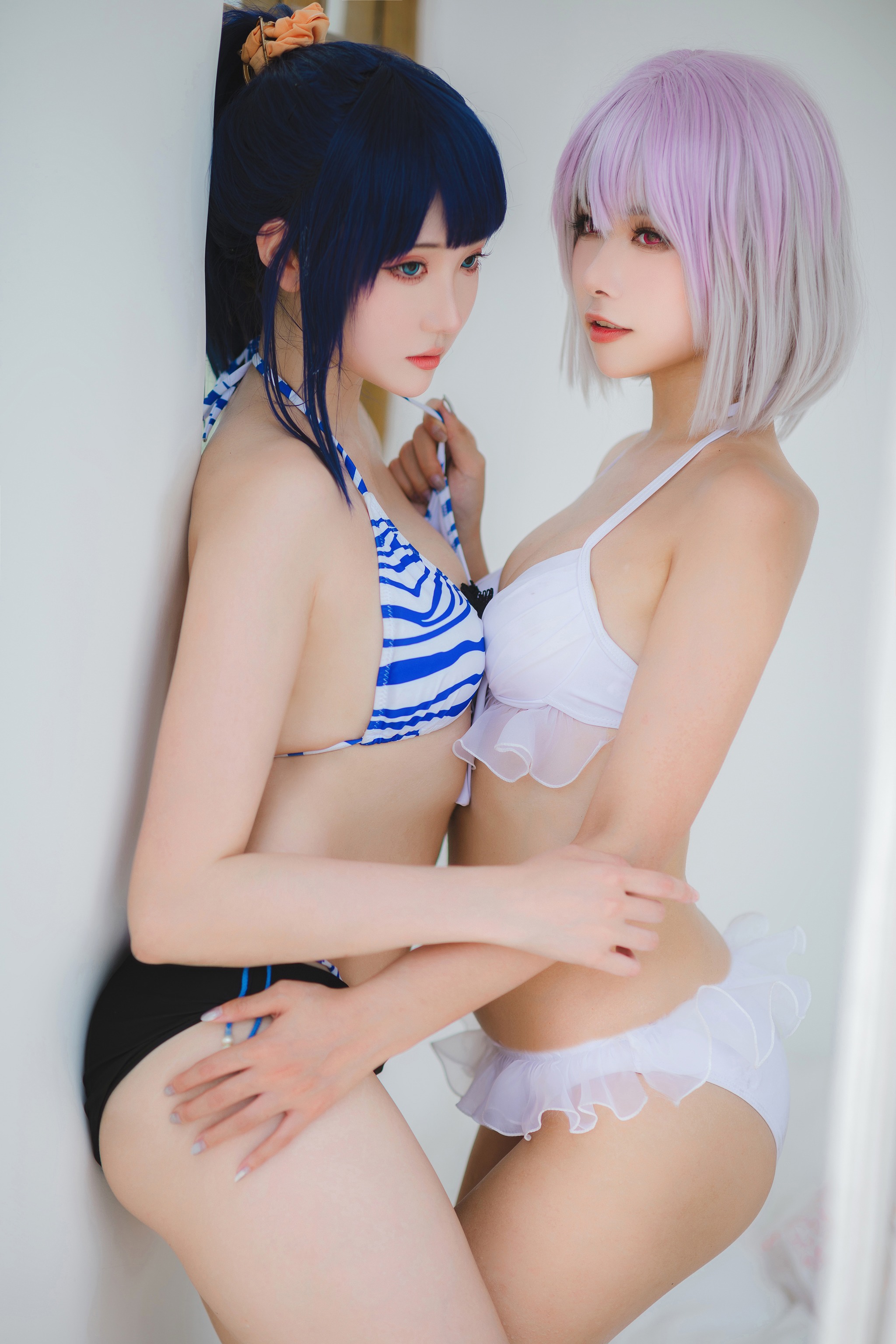 瓜希酱 - NO.083 Momoko葵葵 - 宝多六花 新条茜 泳装[85P]-XikXak
